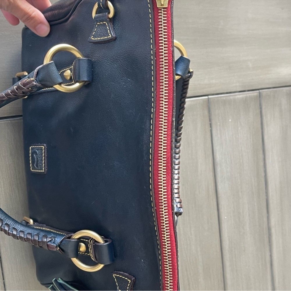 Dooney & Bourke Navy Blue Florentine Satchel (Mini) - Picture 11 of 16